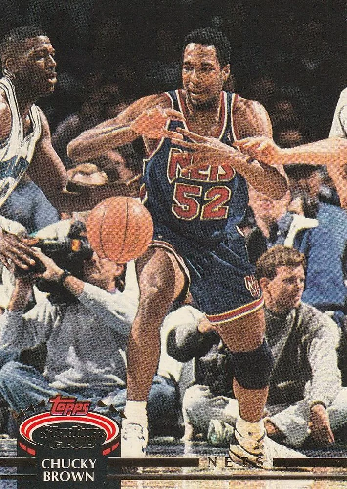 1992-93 Stadium Club Chucky Brown #371 card image
