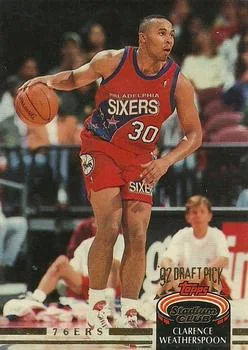 1992-93 Stadium Club Clarence Weatherspoon Draft Picks #346 card image