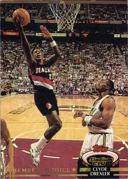 1992-93 Stadium Club Clyde Drexler MC #199 card image