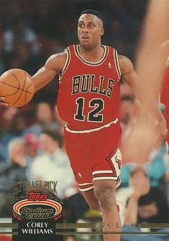 1992-93 Stadium Club Corey Williams Draft Picks #349 card image