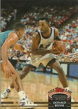 1992-93 Stadium Club Donald Royal #258 card image