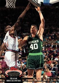 1992-93 Stadium Club Frank Brickowski #136 card image