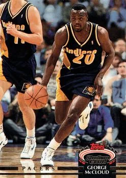 1992-93 Stadium Club George McCloud #104 card image