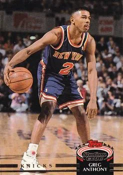 1992-93 Stadium Club Greg Anthony #2 card image