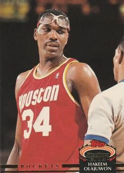 1992-93 Stadium Club Hakeem Olajuwon #220 card image