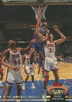 1992-93 Stadium Club Isiah Thomas MC #204 card image