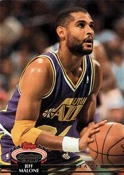 1992-93 Stadium Club Jeff Malone #90 card image