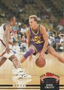1992-93 Stadium Club John Crotty #305 card image