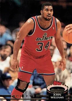 1992-93 Stadium Club John Williams #82 card image