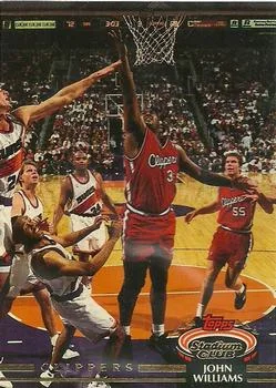 1992-93 Stadium Club John Williams UERUER: Rookie Card erroneously shows Hot Rod #331 card image