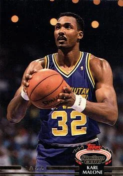 1992-93 Stadium Club Karl Malone #13 card image