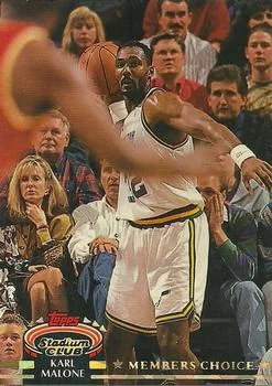 1992-93 Stadium Club Karl Malone MC #205 card image