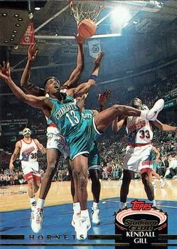 1992-93 Stadium Club Kendall Gill Shadow Charles Barkley #151 card image