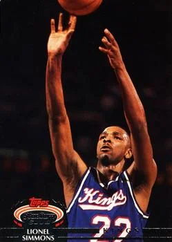 1992-93 Stadium Club Lionel Simmons #128 card image