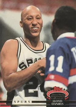 1992-93 Stadium Club Lloyd Daniels #334 card image