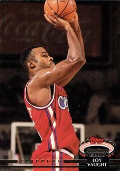 1992-93 Stadium Club Loy Vaught UER: '91-92 FG Made Stats incorrect #95 card image