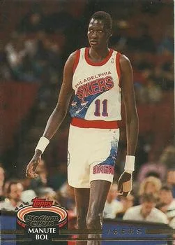 1992-93 Stadium Club Manute Bol #347 card image
