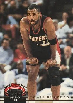 1992-93 Stadium Club Mario Elie #376 card image