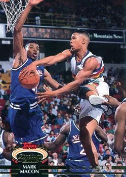 1992-93 Stadium Club Mark Macon #16 card image