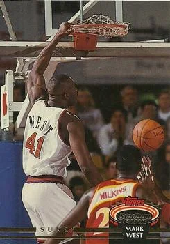1992-93 Stadium Club Mark West #377 card image