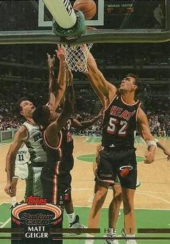 1992-93 Stadium Club Matt Geiger #387 card image