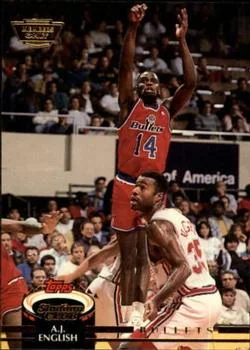 1992-93 Stadium Club A.J. English [Members Only] Members Only #8 card image
