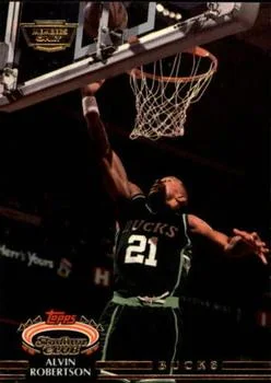 1992-93 Stadium Club Alvin Robertson Members Only #185 card image