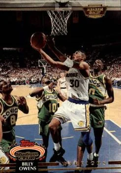 1992-93 Stadium Club Billy Owens Members Only #236 card image