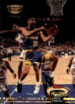 1992-93 Stadium Club Billy Owens MC Members Only #195 card image