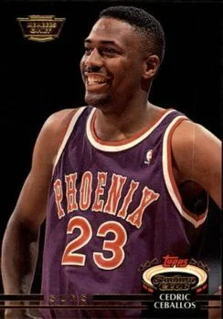 1992-93 Stadium Club Cedric Ceballos Members Only #80 card image