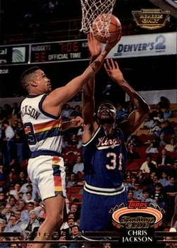 1992-93 Stadium Club Chris Jackson Members Only #77 card image