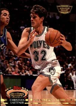 1992-93 Stadium Club Christian Laettner MC Members Only #206 card image
