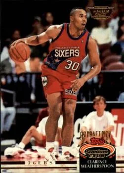 1992-93 Stadium Club Clarence Weatherspoon Draft Picks #346 card image