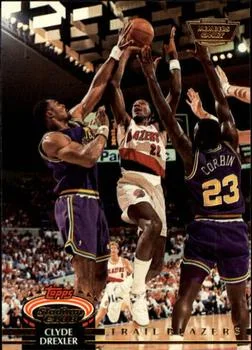 1992-93 Stadium Club Clyde Drexler Members Only #287 card image