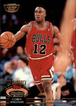 1992-93 Stadium Club Corey Williams Draft Picks #349 card image