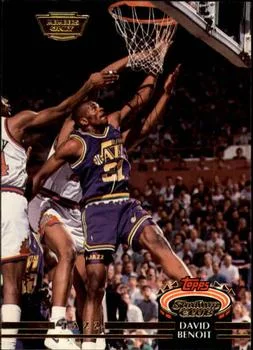 1992-93 Stadium Club David Benoit Members Only #62 card image