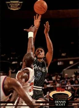 1992-93 Stadium Club Dennis Scott Members Only #155 card image