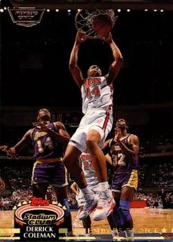 1992-93 Stadium Club Derrick Coleman MC Members Only #193a card image