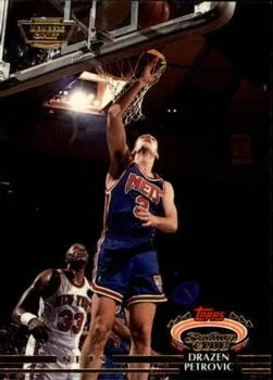 1992-93 Stadium Club Drazen Petrovic [Members Only] Members Only #10 card image