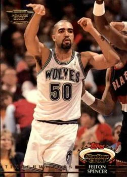 1992-93 Stadium Club Felton Spencer Members Only #121 card image