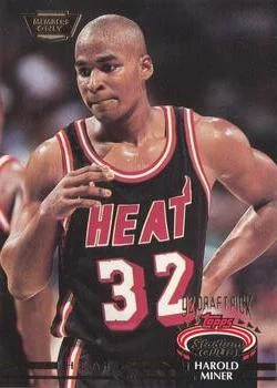 1992-93 Stadium Club Harold Miner Draft Picks #317 card image