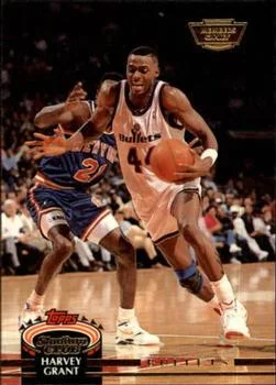 1992-93 Stadium Club Harvey Grant Members Only #340 card image