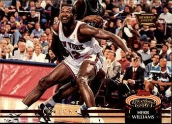 1992-93 Stadium Club Herb Williams Members Only #354 card image
