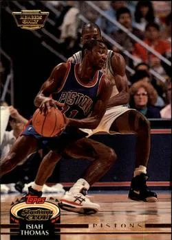1992-93 Stadium Club Isiah Thomas Members Only #50 card image
