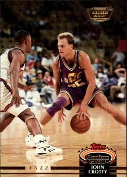 1992-93 Stadium Club John Crotty Members Only #305 card image