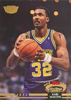 1992-93 Stadium Club Karl Malone [Members Only] Members Only #13 card image