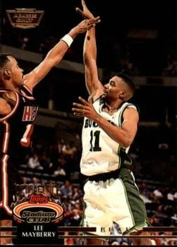 1992-93 Stadium Club Lee Mayberry Draft Picks #221 card image