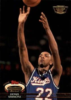 1992-93 Stadium Club Lionel Simmons Members Only #128 card image