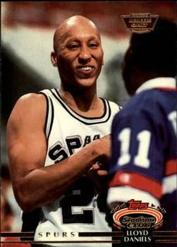 1992-93 Stadium Club Lloyd Daniels Members Only #334 card image