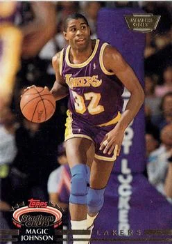1992-93 Stadium Club Magic Johnson Members Only #32 card image